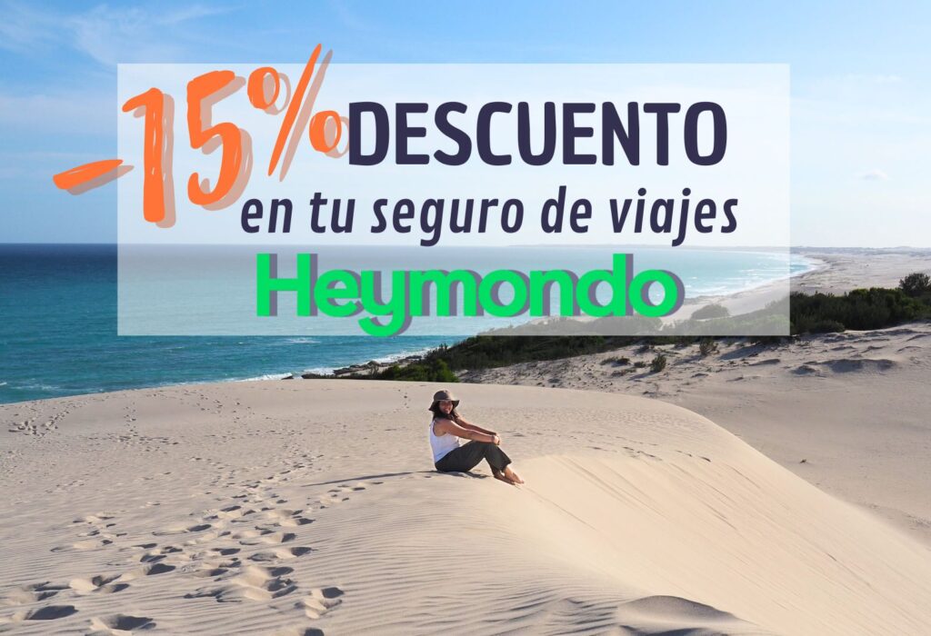 DESCUENTO del 15 al 45% en tu seguro de viaje HEYMONDO